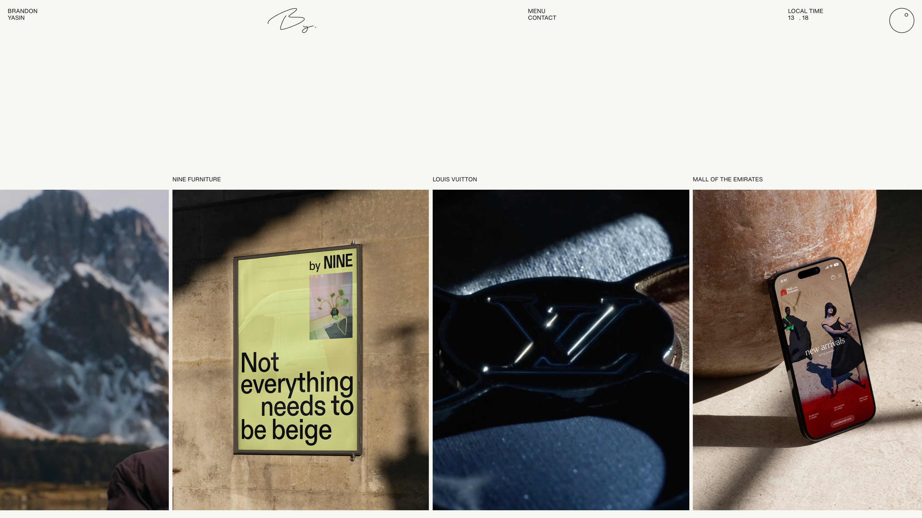 Brandon Yasin portfolio preview