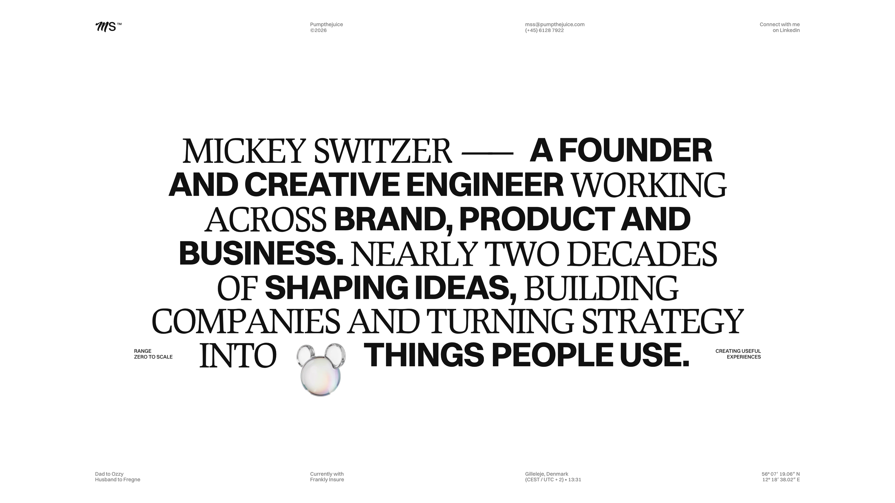 Mickey Switzer portfolio preview