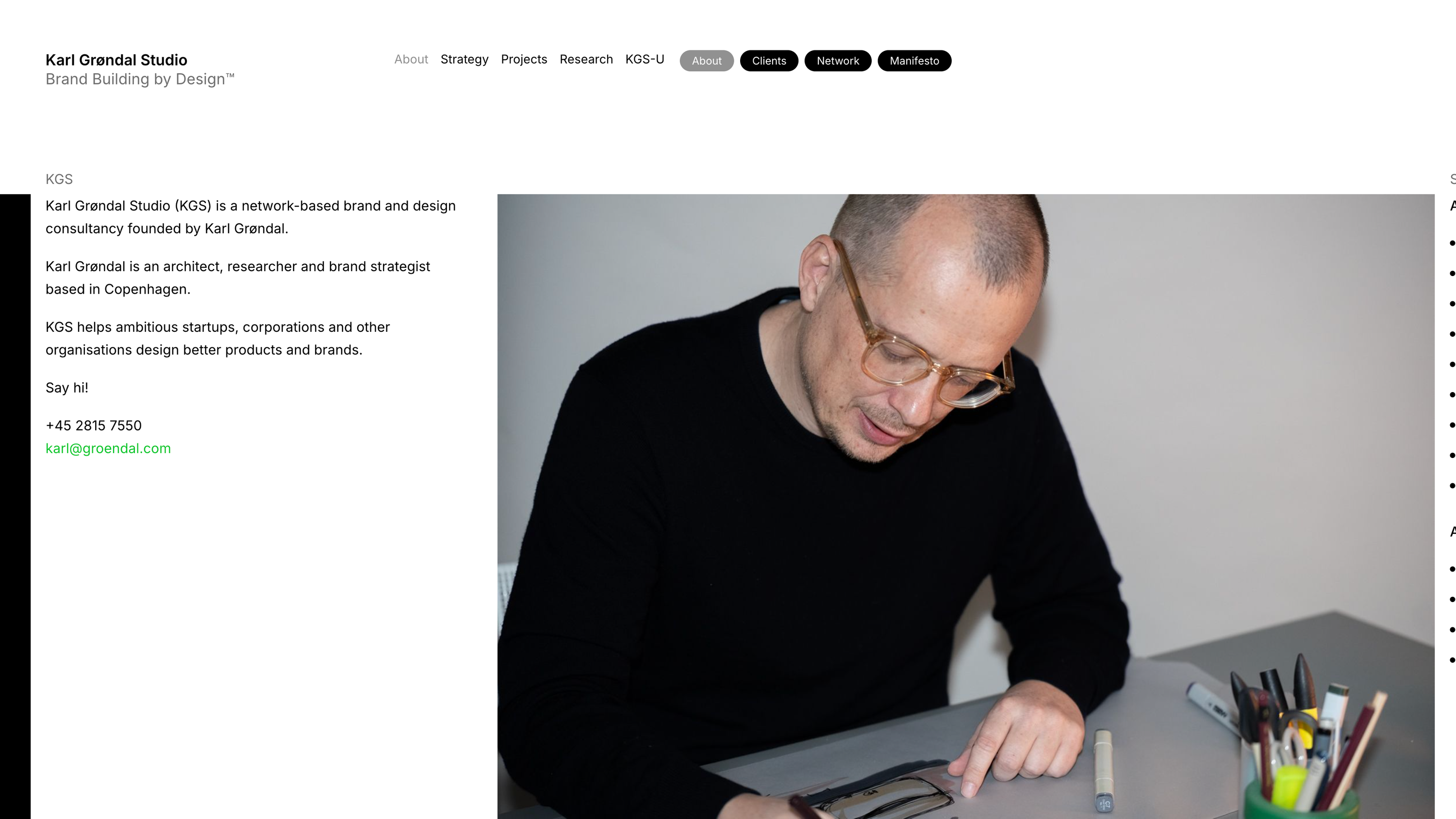 Karl Grøndal portfolio preview